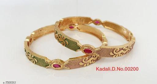 Checkout this latest Bracelet & Bangles
Product Name: * Bangles & Bracelets*
Base Metal: Brass
Plating: No Plating
Stone Type: No Stone
Sizing: Non-Adjustable
Type: Bangle Set
Multipack: 1
Sizes:2.4, 2.6, 2.8
Country of Origin: India
Easy Returns Available In Case Of Any Issue


Catalog Rating: ★3.8 (97)

Catalog Name: Princess Fancy Bracelet & Bangles
CatalogID_1223385
C77-SC1094
Code: 963-7568361-849