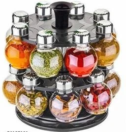 1~16pcs Spices Jars Set Salt and Pepper Shaker 100ml Seasoning Jar