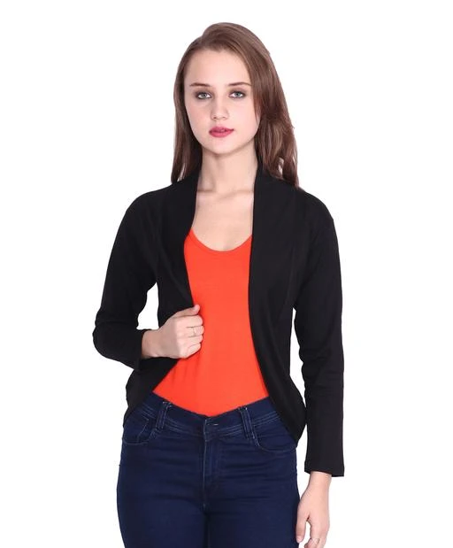 Checkout this latest Capes, Shrugs & Ponchos
Product Name: *Stylish Women's Cotton Shrug.*
Fabric: Cotton
Sleeve Length: Long Sleeves
Fit/ Shape: Shrug
Pattern: Solid
Net Quantity (N): 1
Sizes:
S, M, L
Easy Returns Available In Case Of Any Issue


SKU: SP-SHRUG-BLACK 
Supplier Name: SP GIFT SPOT

Code: 552-7632082-375

Catalog Name: Stylish Women's Cotton Shrug
CatalogID_1237680
M04-C07-SC1024