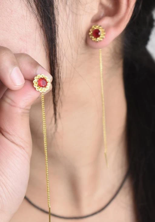 Sui dhaga earrings 2024 artificial online