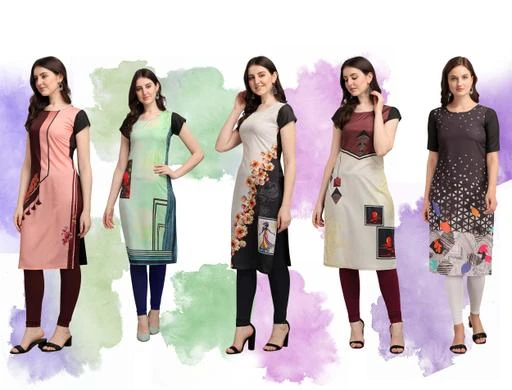 Checkout this latest Kurtis
Product Name: *Abhisarika Refined Kurtis*
Fabric: Crepe
Sleeve Length: Short Sleeves
Pattern: Printed
Combo of: Combo of 5
Sizes:
S (Bust Size: 36 in, Size Length: 44 in) 
M (Bust Size: 38 in, Size Length: 44 in) 
L (Bust Size: 40 in, Size Length: 44 in) 
XL (Bust Size: 42 in, Size Length: 44 in) 
XXL (Bust Size: 44 in, Size Length: 44 in) 
Country of Origin: India
Easy Returns Available In Case Of Any Issue


SKU: 6-7-8-9-44
Supplier Name: DHYANTEX

Code: 876-76356150-9921

Catalog Name: Abhisarika Refined Kurtis
CatalogID_21229495
M03-C03-SC1001