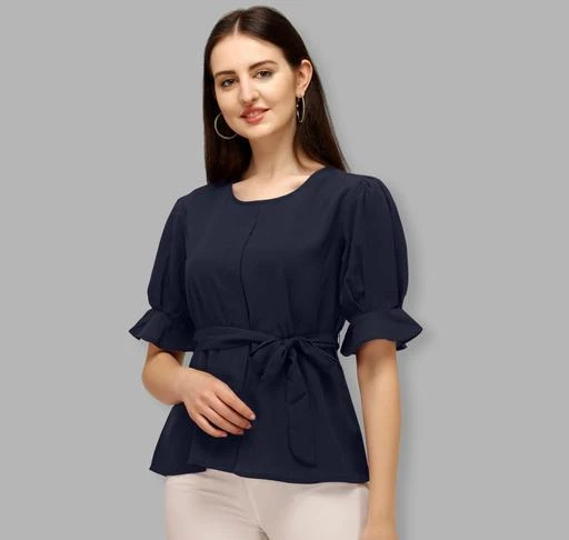 Checkout this latest Tops & Tunics
Product Name: *MYY Women's Crepe Solid Regular Top*
Fabric: Crepe
Sleeve Length: Short Sleeves
Pattern: Solid
Sizes:
S (Bust Size: 34 in, Length Size: 23 in) 
XL (Bust Size: 40 in, Length Size: 26 in) 
XXL (Bust Size: 42 in, Length Size: 27 in) 
Country of Origin: India
Easy Returns Available In Case Of Any Issue


SKU: LT-8070_Belgium Navy…..
Supplier Name: MYY RETAIL

Code: 882-76472340-9941

Catalog Name: Fancy Graceful Women Tops & Tunics
CatalogID_21269010
M04-C07-SC1020
