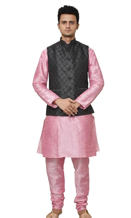 Checkout this latest Kurta Sets
Product Name: *Urbane Men Kurta Sets*
Top Fabric: Art Silk
Bottom Fabric: Art Silk
Sleeve Length: Long Sleeves
Bottom Type: Straight Pajama
Stitch Type: Stitched
Pattern: Solid
Sizes:
S, M (Chest Size: 42 in, Top Length Size: 40 in, Bottom Waist Size: 28 in, Bottom Length Size: 42 in) 
L, XL, XXL, XXXL
Easy Returns Available In Case Of Any Issue


SKU: RG- 10277-$P
Supplier Name: ROYAL MOHAN

Code: 2741-7656442-6624

Catalog Name: Urbane Men Kurta Sets
CatalogID_1243033
M06-C18-SC1201