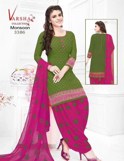 Checkout this latest Suits
Product Name: *Banita Graceful Salwar Suits & Dress Materials*
Top Fabric: Synthetic + Top Length: 2.01-2.25
Bottom Fabric: Synthetic + Bottom Length: 2.25 Meters
Dupatta Fabric: Synthetic Crepe + Dupatta Length: 2.25 Meters
Lining Fabric: No Lining
Type: Un Stitched
Pattern: Printed
Net Quantity (N): Single
SYNTHETIC DRESS MATIREAL
Country of Origin: India
Easy Returns Available In Case Of Any Issue


SKU: 93386
Supplier Name: DHANLAXMI TEXTILE

Code: 833-76719378-996

Catalog Name: Banita Graceful Salwar Suits & Dress Materials
CatalogID_21352512
M03-C05-SC1002