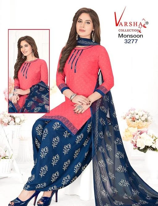 Checkout this latest Suits
Product Name: *Banita Graceful Salwar Suits & Dress Materials*
Top Fabric: Synthetic + Top Length: 2.01-2.25
Bottom Fabric: Synthetic + Bottom Length: 2.25 Meters
Dupatta Fabric: Synthetic Crepe + Dupatta Length: 2.25 Meters
Lining Fabric: No Lining
Type: Un Stitched
Pattern: Printed
Net Quantity (N): Single
SYNTHETIC DRESS MATIREAL
Country of Origin: India
Easy Returns Available In Case Of Any Issue


SKU: 93277
Supplier Name: DHANLAXMI TEXTILE

Code: 143-76719380-996

Catalog Name: Banita Graceful Salwar Suits & Dress Materials
CatalogID_21352512
M03-C05-SC1002