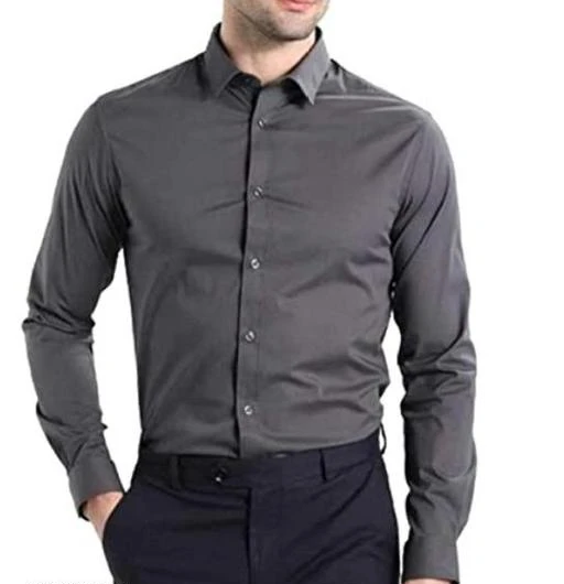 Checkout this latest Shirts
Product Name: *Fancy Modern Men Shirts*
Fabric: Cotton
Sleeve Length: Long Sleeves
Pattern: Solid
Net Quantity (N): 1
Sizes:
M (Chest Size: 38 in, Length Size: 28 in) 
L (Chest Size: 40 in, Length Size: 29 in) 
XL (Chest Size: 42 in, Length Size: 30 in) 
Each garment is hand crafted with utmost attention to every detail. We use premium quality fabrics to make our pieces a easy comfort zone for your skin. Our shirts are crafted to give the modern man is new definition of style and luxury. These stylish men shirts will be staple to your everyday wardrobe.The seamlessly stitched shirts will make for an easy casual wear , to a party, evening out with friends or as everyday office wear. We have designed our each immaculately to give the perfect fit. Our pure cotton range of shirts come in stylish designs and vast array of cotton fabrics and colours.
Country of Origin: India
Easy Returns Available In Case Of Any Issue


SKU: 265-Shirts-single-Darkgrey 
Supplier Name: WeFashion India

Code: 203-76725074-997

Catalog Name: Comfy Modern Men Shirts
CatalogID_21354647
M06-C14-SC1206