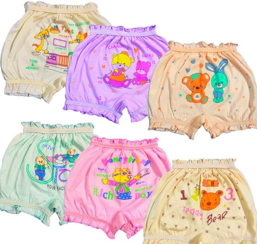  Kids Baby Cotton Innerwear Underwear Shorts Panty