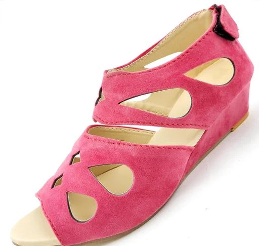 Checkout this latest Heels
Product Name: *FINXFAIMA College Fly Wedges Heels*
Material: Velvet
Sole Material: Rubber
Pattern: Solid
Net Quantity (N): 1
Make a note to get noticed with this ultimate pair of wedges for women. Crafted to perfection, these wedges are made using quality material to assure superior comfort and unmatched style. Get a complete and ravishing look by wearing this pair of casual stylish women wegdes. Rendered with modern day appeal, this marvelous pair of wedges for women is simply perfect for any occasion. These wedges for women heels are absolutely comfortable owing to their material and ergonomic design. It has been crafted to provide you with ultimate looks, unbeatable style and cozy comfort. Look fashionable and fabulous with these beautiful pair of wedges for girls and women. Match them with your outfits and swirl gracefully in style wherever you go. Buy these women wedges footwear and spread your magic all around.
Sizes: 
IND-4 (Foot Length Size: 22.5 cm, Foot Width Size: 8 cm) 
IND-5 (Foot Length Size: 23 cm, Foot Width Size: 8 cm) 
IND-6 (Foot Length Size: 23.5 cm, Foot Width Size: 8 cm) 
IND-7 (Foot Length Size: 24 cm, Foot Width Size: 8 cm) 
IND-8 (Foot Length Size: 25 cm, Foot Width Size: 8 cm) 
IND-9 (Foot Length Size: 25.5 cm, Foot Width Size: 8 cm) 
Country of Origin: India
Easy Returns Available In Case Of Any Issue


SKU: IS01PNK
Supplier Name: FINXFAIMA

Code: 464-76864183-999

Catalog Name: Modern Women Heels
CatalogID_21404388
M09-C30-SC2173