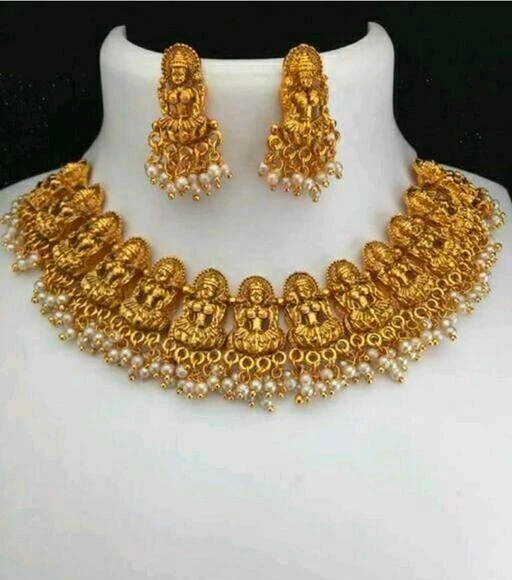 Checkout this latest Jewellery Set
Product Name: *Feminine Chic Jewellery Sets*
Base Metal: Alloy
Plating: Gold Plated
Stone Type: Pearls
Sizing: Adjustable
Type: Choker and Earrings
Net Quantity (N): 1
Laxmi Jewellery set
Country of Origin: India
Easy Returns Available In Case Of Any Issue


SKU: TL234
Supplier Name: Tulsi22

Code: 852-77177863-995

Catalog Name: Elite Fusion Jewellery Sets
CatalogID_21516002
M05-C11-SC1093