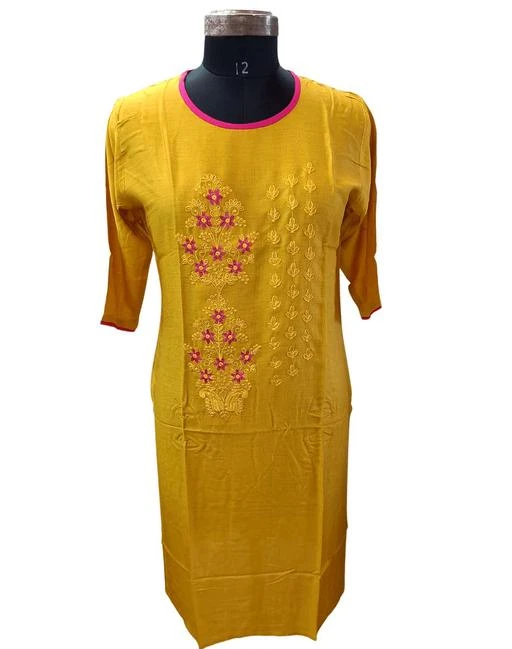 Checkout this latest Kurtis
Product Name: *Chitrarekha Drishya Kurtis*
Fabric: Cotton Silk
Sleeve Length: Three-Quarter Sleeves
Pattern: Embroidered
Combo of: Single
Sizes:
XL (Bust Size: 42 in, Size Length: 42 in) 
IT IS USED FOR CASUAL, FORMAL, FESTIVAL, REGULAR, PARTYWEAR
Country of Origin: India
Easy Returns Available In Case Of Any Issue


SKU: YPK-11
Supplier Name: F M B COLLECTION

Code: 881-77182235-942

Catalog Name: Chitrarekha Drishya Kurtis
CatalogID_21517677
M03-C03-SC1001