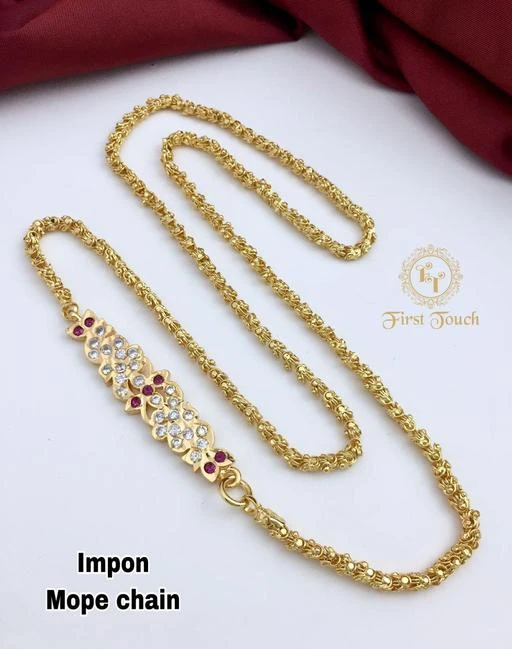 Checkout this latest Necklaces & Chains
Product Name: *Shimmering Graceful Women Necklaces & Chains*
Base Metal: Five Metal
Plating: Micro Plating
Stone Type: American Diamond
Sizing: Adjustable
Sizes:Free Size
Country of Origin: India
Easy Returns Available In Case Of Any Issue


SKU: 74dthg
Supplier Name: Navkar Art Jewellers

Code: 895-77456998-0001

Catalog Name: Sizzling Chunky Women Necklaces & Chains
CatalogID_21614693
M05-C11-SC1092
