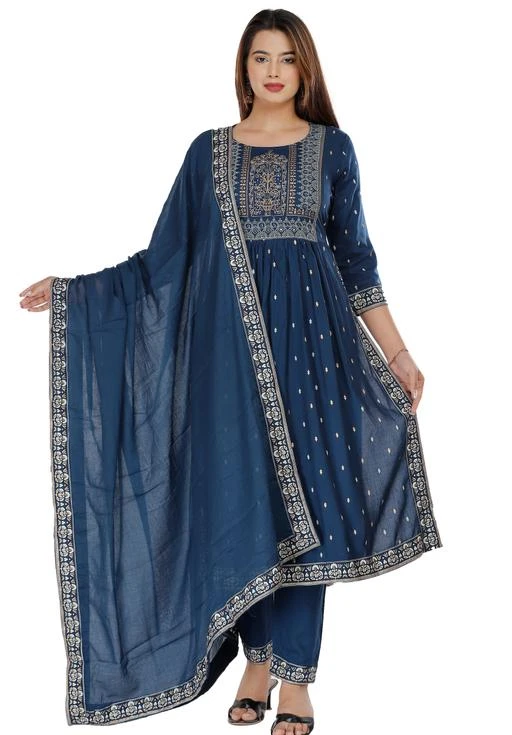 Checkout this latest Kurta Sets
Product Name: * Women Printed Rayon Straight Kurta & Dupatta Set(Blue)*
Kurta Fabric: Rayon
Bottomwear Fabric: Rayon
Fabric: Rayon
Sleeve Length: Three-Quarter Sleeves
Set Type: Kurta With Dupatta And Bottomwear
Bottom Type: Pants
Pattern: Printed
Net Quantity (N): Single
Sizes:
M (Bust Size: 38 in, Shoulder Size: 14 in, Kurta Waist Size: 36 in, Kurta Hip Size: 38 in, Kurta Length Size: 43 in, Bottom Waist Size: 28 in, Bottom Hip Size: 32 in, Bottom Length Size: 38 in, Duppatta Length Size: 2 in) 
L (Bust Size: 40 in, Shoulder Size: 14.5 in, Kurta Waist Size: 38 in, Kurta Hip Size: 40 in, Kurta Length Size: 43 in, Bottom Waist Size: 30 in, Bottom Hip Size: 34 in, Bottom Length Size: 38 in, Duppatta Length Size: 2 in) 
XL (Bust Size: 42 in, Shoulder Size: 15 in, Kurta Waist Size: 40 in, Kurta Hip Size: 42 in, Kurta Length Size: 43 in, Bottom Waist Size: 32 in, Bottom Hip Size: 36 in, Bottom Length Size: 38 in, Duppatta Length Size: 2 in) 
XXL (Bust Size: 44 in, Shoulder Size: 15.5 in, Kurta Waist Size: 42 in, Kurta Hip Size: 44 in, Kurta Length Size: 43 in, Bottom Waist Size: 34 in, Bottom Hip Size: 38 in, Bottom Length Size: 38 in, Duppatta Length Size: 2 in) 
The kurti that you are seeing, this kurti gives a very attractive look. After wearing this, you will look very cute and beautiful. Because this kurti has been designed according to the coming trending fashions time.And this kurti is made of rayon fabric. Which is absolutely correct according to every season or in a way we can say.  latest kurta and kurti,kurti,kurti pant with dupatta set,kurti pant set under 300 for women,dupatta set kurti,latest kurti for women,new design kurti,stylish kurti for girls,party wear kurtis.
Country of Origin: India
Easy Returns Available In Case Of Any Issue


SKU: Straight- BLUE Tublight 
Supplier Name: ISHIN FAB

Code: 148-77597179-9941

Catalog Name: Alisha Sensational Women Dupatta Sets
CatalogID_21662618
M03-C52-SC1853