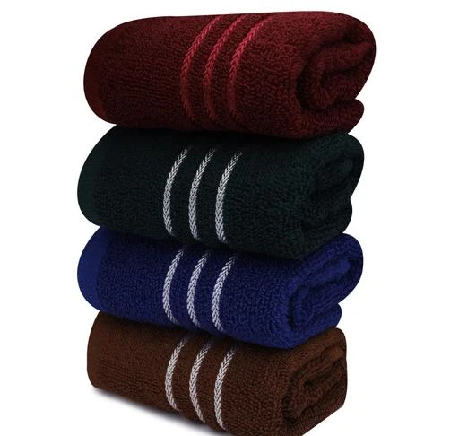 Checkout this latest Hand Towels
Product Name: *hand towel dark solid set of 04*
Material: Cotton
Net Quantity (N): 4
Sizes: 
Free Size (Length Size: 14 in, Width Size: 21 in) 
B S NATURAL brings you epitome of style, comfort and durable range of 35cm X 50cm solid hand and face towels. These are specially processed to minimize shrinkage and lint. Our range of hand towels are crafted using highly durable 100% superfine cotton giving you extravagant comfort and superior absorbency. The towels are available in variety of elegant colours and long-lasting fibres which help reduce lint build up and ensure they do not succumb to daily wear and tear. Hand towel is a small towel used for drying your hands. You want something small and simple to keep your hands dry during and after an intense workout. With the right size, you can also use a hand towel to hold onto the equipment which in all probability might be full of someone else’s sweat. So the use of hand towel in the gym is quite essential.Whether in your hotel restaurant’s restroom or in the lobby restroom, offering a hand towel is an excellent way to elevate your guest’s experience. They also come with little embellishments like embroidery that further add to their ornamental quality. With practically so many uses, a hand towel might be small in its size but massive in its effort.
Country of Origin: India
Easy Returns Available In Case Of Any Issue


SKU: hand towel dark solid ( pack of 04 )
Supplier Name: B S Natural

Code: 212-77661241-997

Catalog Name: Ravishing Versatile Hand Towels
CatalogID_21686289
M08-C24-SC1113
