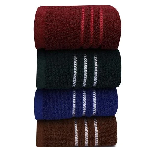 Checkout this latest Hand Towels
Product Name: *hand towel dark solid ( multicolors ) set of 04*
Material: Cotton
Net Quantity (N): 4
Sizes: 
Free Size (Length Size: 14 in, Width Size: 21 in) 
JMD brings you epitome of style, comfort and durable range of 35cm X 50cm solid hand and face towels. These are specially processed to minimize shrinkage and lint. Our range of hand towels are crafted using highly durable 100% superfine cotton giving you extravagant comfort and superior absorbency. The towels are available in variety of elegant colours and long-lasting fibres which help reduce lint build up and ensure they do not succumb to daily wear and tear. Hand towel is a small towel used for drying your hands. You want something small and simple to keep your hands dry during and after an intense workout. With the right size, you can also use a hand towel to hold onto the equipment which in all probability might be full of someone else’s sweat. So the use of hand towel in the gym is quite essential.Whether in your hotel restaurant’s restroom or in the lobby restroom, offering a hand towel is an excellent way to elevate your guest’s experience. They also come with little embellishments like embroidery that further add to their ornamental quality. With practically so many uses, a hand towel might be small in its size but massive in its effort.
Country of Origin: India
Easy Returns Available In Case Of Any Issue


SKU: hand towel dark solid ( pack of 04 )
Supplier Name: DARGAR'S

Code: 912-77706715-993

Catalog Name: Elite Stylish Hand Towels
CatalogID_21702186
M08-C24-SC1113
