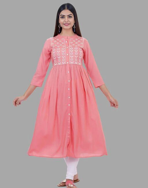 Checkout this latest Kurtis
Product Name: *Charvi Graceful Kurtis*
Fabric: Rayon
Sleeve Length: Three-Quarter Sleeves
Pattern: Embroidered
Combo of: Single
Sizes:
XL (Bust Size: 42 in, Size Length: 46 in) 
XXL (Bust Size: 42 in, Size Length: 46 in) 
COMPUTER EMBOIDRY KURTI ON PINK 
Country of Origin: India
Easy Returns Available In Case Of Any Issue


SKU: VA-PINK EMBROIDERY -124
Supplier Name: VAIKUND

Code: 023-77737281-994

Catalog Name: Charvi Graceful Kurtis
CatalogID_21712190
M03-C03-SC1001