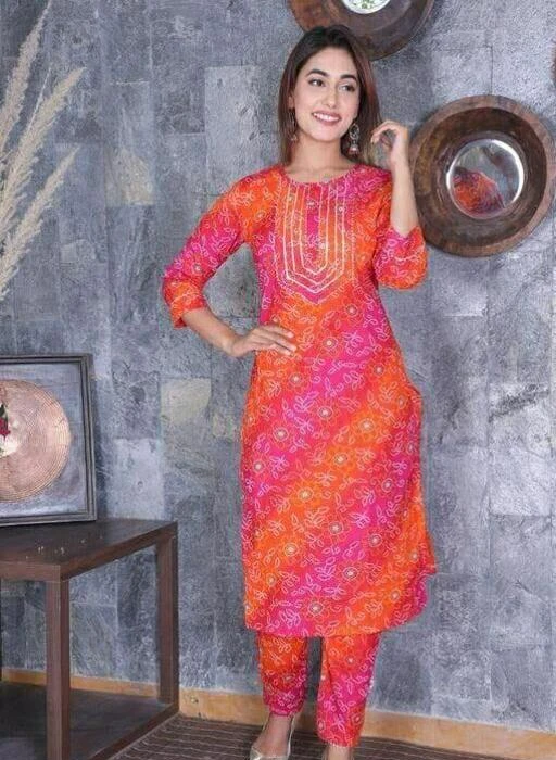 Checkout this latest Kurta Sets
Product Name: *Pink City Garments Premium Rayon Latest trend Kurti comfortable feel ultimate highlighted Printed design stunning look Women Kurti Palazzo (PINK MULTICOLOR)*
Kurta Fabric: Rayon
Bottomwear Fabric: Rayon
Fabric: Rayon
Sleeve Length: Three-Quarter Sleeves
Set Type: Kurta With Bottomwear
Bottom Type: Palazzos
Pattern: Printed
Sizes:
S, M, L, XL, XXL
Women Printed Straight Kurti palazzo. This kurta has highlighted printed design, 3/4th sleeves & a Round neck. it looks too pretty with a stunning look while wearing, this designer Kurti set will make you the star of this upcoming season. This is designed as per the latest trends to keep you in sync with high fashion and other occasions, it will keep you comfortable all day long. We believe in better clothing products cause helping women to look pretty, feel comfortable is our ultimate goal. Our collection includes different styles of cotton Kurta that cater to a wide variety of the wardrobe requirements of the Indian woman.
Country of Origin: India
Easy Returns Available In Case Of Any Issue


SKU: Women-Kurti-Palazzo-Pink-Multicolor
Supplier Name: PINKCITY GARMENTS

Code: 873-77831374-9921

Catalog Name: Myra Voguish Women Kurta Sets
CatalogID_21745410
M03-C04-SC1003