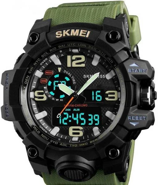 Checkout this latest Sports Watches
Product Name: *AWEX SKMEI Analog-Digital Watch - For Men*
Strap Material: Silicon
Case: The Goal
Clasp Type: Buckle
Date Display: Yes
Dial Color: Black
Dial Design: Brand Logo
Dial Shape: Round
Display Type: Analog&Digital
Dual Time: Yes
Gps: No
Light: Yes
Mechanism: Quartz
Power Source: Battery Powered
Scratch Resistant: No
Shock Resistance: No
Water Resistance: Yes
Net Quantity (N): 1
Sizes: 
Free Size (Dial Diameter Size: 49 mm) 
Country of Origin: India
Easy Returns Available In Case Of Any Issue


SKU: SKMEI_1155_GREEN
Supplier Name: ASHIRWAD.FASHION

Code: 483-78080402-9921

Catalog Name: Fashionate Men Sports Watches
CatalogID_21830558
M06-C57-SC2139
.