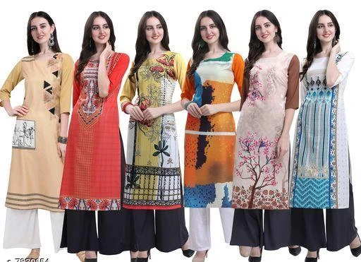Checkout this latest Kurtis
Product Name: *Trendy Women's Kurtis*
Fabric: Crepe
Sleeve Length: Three-Quarter Sleeves
Pattern: Printed
Combo of: Combo of 6
Sizes:
S, M, L, XL, XXL, XXXL, 4XL
Easy Returns Available In Case Of Any Issue


SKU: 530143-530139-530146-530153-530137-530147 
Supplier Name: OS INTERNATIONAL

Code: 8001-7830654-9492

Catalog Name: One stop fashion,Chitrarekha Sensational Kurtis
CatalogID_1282264
M03-C03-SC1001