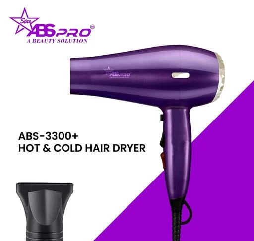 Professional Super Heavy Duty 2000w Hot and Cold Hair Dryer with Premium  Roller Round Comb Hair