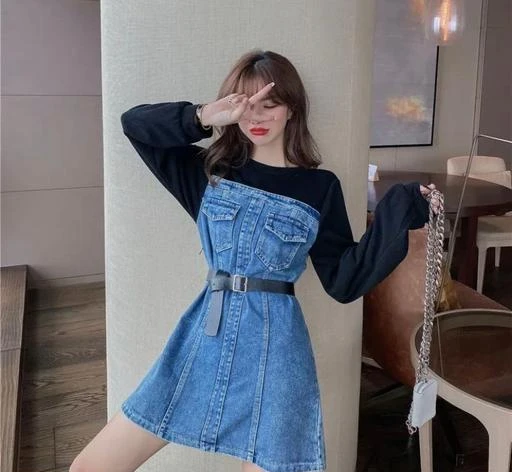 Classy hotsell denim dress