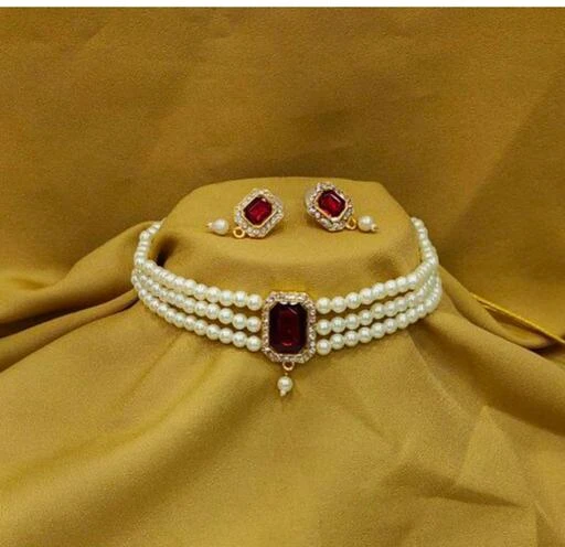 Checkout this latest Jewellery Set
Product Name: *Elite Unique Jewellery Sets*
Base Metal: Alloy
Plating: Gold Plated
Stone Type: Cubic Zirconia/American Diamond
Sizing: Adjustable
Type: Choker and Earrings
Multipack: 1
Country of Origin: India
Easy Returns Available In Case Of Any Issue


SKU: Moti AD Choker Maroon
Supplier Name: DHIRAJ ART

Code: 821-79284154-997

Catalog Name: Elite Unique Jewellery Sets
CatalogID_22229080
M05-C11-SC1093
