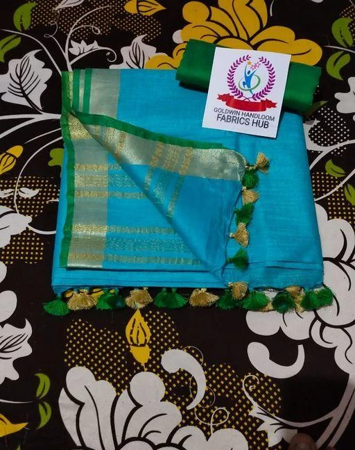 Cotton Slub Saree, Slub Cotton, Cotton Slub