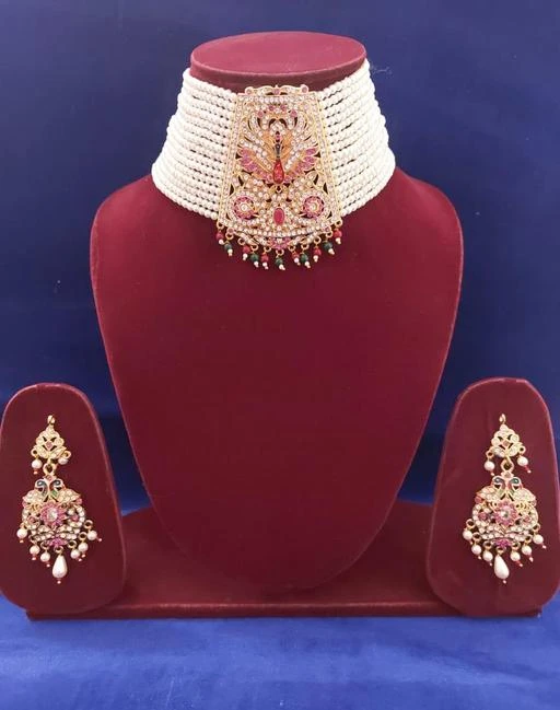 Checkout this latest Jewellery Set
Product Name: *Princess Fancy Jewellery Sets*
Base Metal: Brass
Plating: Gold Plated
Stone Type: Cubic Zirconia/American Diamond
Sizing: Adjustable
Type: Choker and Earrings
Multipack: 1
Country of Origin: India
Easy Returns Available In Case Of Any Issue


SKU: jsXFQlzE
Supplier Name: G K ENTERPRISES

Code: 629-79942395-0021

Catalog Name: Princess Fancy Jewellery Sets
CatalogID_22460713
M05-C11-SC1093