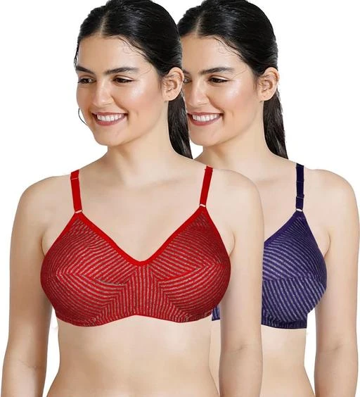 Checkout this latest Bra
Product Name: *women's non padded everyday bra ,women's non padded everyday bra multipack of 2*
Fabric: Hosiery
Padding: Non Padded
Type: Everyday Bra
Wiring: Non Wired
Seam Style: Seamed
Multipack: 2
Add On: Hooks
Sizes:
36B (Underbust Size: 31 in, Overbust Size: 36 in) 
36C (Underbust Size: 31 in, Overbust Size: 36 in) 
36D (Underbust Size: 31 in, Overbust Size: 36 in) 
Country of Origin: India
Easy Returns Available In Case Of Any Issue


SKU: STREEP BRA COMBO(RED+PURPLE)
Supplier Name: RISING STAR ENTERPRISES

Code: 612-80010101-003

Catalog Name: Sassy Women Bra
CatalogID_22484925
M04-C09-SC1041