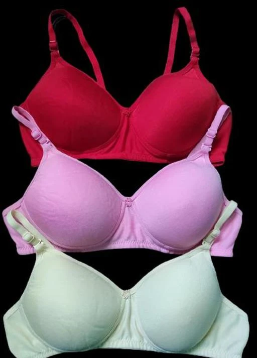 Push-UP Non-Wired Multiway Padded T-Shirt Bra - Cotton