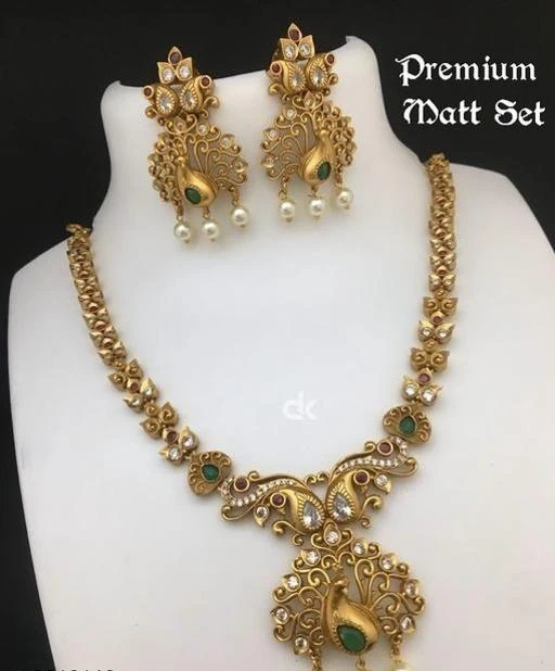 Jewellery Set
Twinkling Graceful Jewellery Sets
Base Metal: Brass & Copper
Plating: Gold Plated
Stone Type: Artificial Stones & Beads
Sizing: Adjustable
Type: Necklace and Earrings
Multipack: 1
Dispatch: 2-3 Days
Sizes Available: 

SKU: j2
Supplier Name: MiHaRi Creations

Code: 128-8019149-6822

Catalog Name: Twinkling Graceful Jewellery Sets
CatalogID_1323801
M05-C11-SC1093