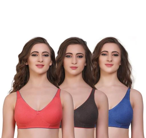 ALZENA Women's Stylish Full Coverage Non Padded bra