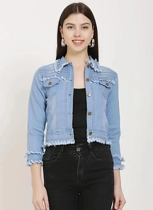 Checkout this latest Jackets
Product Name: *Denim jacket for girls and women*
Fabric: Denim
Sleeve Length: Three-Quarter Sleeves
Pattern: Solid
Net Quantity (N): 1
Sizes: 
S (Bust Size: 35 in, Length Size: 24 in) 
M (Bust Size: 37 in, Length Size: 24 in) 
L (Bust Size: 39 in, Length Size: 24 in) 
XL (Bust Size: 41 in, Length Size: 24 in) 
Easy Returns Available In Case Of Any Issue


SKU: JKERL006
Supplier Name: KALKA WESTERN COLLECTION

Code: 233-8039654-996

Catalog Name: Jai Kalka Enterprise Glamorous Women Jackets & Waistcoat
CatalogID_1328488
M04-C07-SC1023