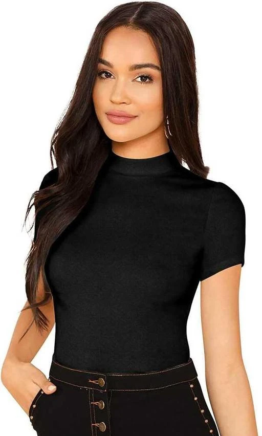 Checkout this latest Tops & Tunics
Product Name: *Women's Cotton Short Sleeves High Neck Top*
Fabric: Cotton Blend
Sleeve Length: Short Sleeves
Pattern: Self-Design
Net Quantity (N): 1
Sizes:
S (Bust Size: 34 in, Length Size: 21 in) 
M (Bust Size: 36 in, Length Size: 21 in) 
L (Bust Size: 38 in, Length Size: 21 in) 
Cotton High Neck Top for Women
Country of Origin: India
Easy Returns Available In Case Of Any Issue


SKU: SHIB-TOP01-BLCK
Supplier Name: Meta Store

Code: 871-80424012-942

Catalog Name: Stylish Fashionable Women Tops & Tunics
CatalogID_22620876
M04-C07-SC1020