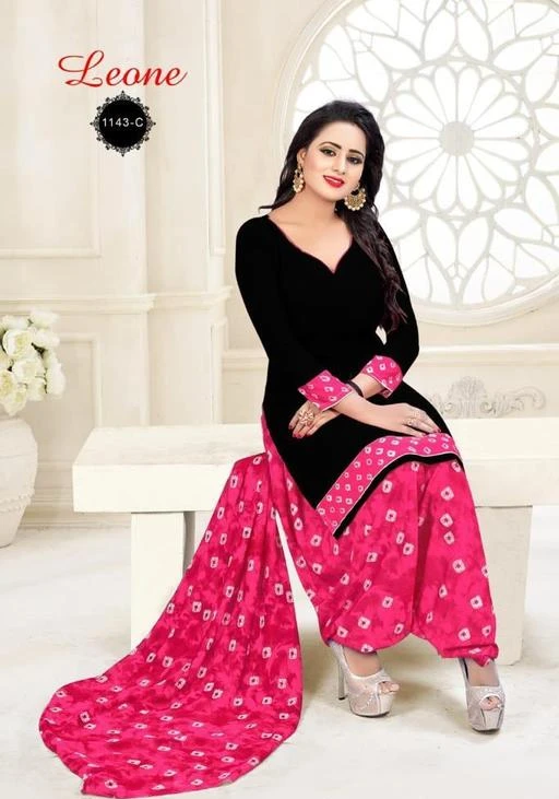 Checkout this latest Suits
Product Name: *Ridhan Silk Printed Crepe Unstitched Salwar Suit/Dress Material for Women*
Top Fabric: Crepe + Top Length: 2 Meters
Bottom Fabric: Crepe + Bottom Length: 2 Meters
Dupatta Fabric: Chiffon + Dupatta Length: 2.5 Meters
Lining Fabric: Crepe
Type: Un Stitched
Pattern: Solid
Net Quantity (N): Single
Care Instructions : Machine Wash, Hand Wash This is a Unstitched Dress Material/Fabric. Care Instructions: Hand Wash at normal temperature. Colors do not bleed. Fabric Set: Top - 2 Meters, Bottom - 2.5 Meters, Dupatta - 2 Meters. Top Fabric: Crepe, Bottom Fabric: Crepe, Dupatta Fabric: Chiffon, Dress Material Work: Abstract Print This beautiful Abstract Print trendy dress material can be stitched as per your requirement/measurements. Suitable For: Casuals, Office Wear, Outings, Events, etc. This dress material/salwar suit/unstitched kurta set is soft, comfortable, and drapes perfectly on your body.
Country of Origin: India
Easy Returns Available In Case Of Any Issue


SKU: SUIT-12
Supplier Name: RIDHAN SILKS

Code: 973-80424470-988

Catalog Name: Charvi Attractive Salwar Suits & Dress Materials
CatalogID_22621022
M03-C05-SC1002