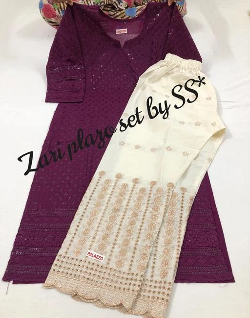 Checkout this latest Kurta Sets
Product Name: *Women Cotton A-line White Chikankari Palazzos Kurta Set*
Kurta Fabric: Cotton
Bottomwear Fabric: Cotton
Fabric: No Dupatta
Sleeve Length: Three-Quarter Sleeves
Set Type: Kurta With Bottomwear
Bottom Type: Palazzos
Pattern: Embroidered
Net Quantity (N): Single
Sizes:
M, 4XL
Country of Origin: India
Easy Returns Available In Case Of Any Issue


SKU: Kurti_KoraZariPlazo-10_4XL
Supplier Name: Spring Agro Foods

Code: 248-8062783-9222

Catalog Name: Women Cotton Chikankari Kurta Sets With Palazzos
CatalogID_1334089
M03-C04-SC1003