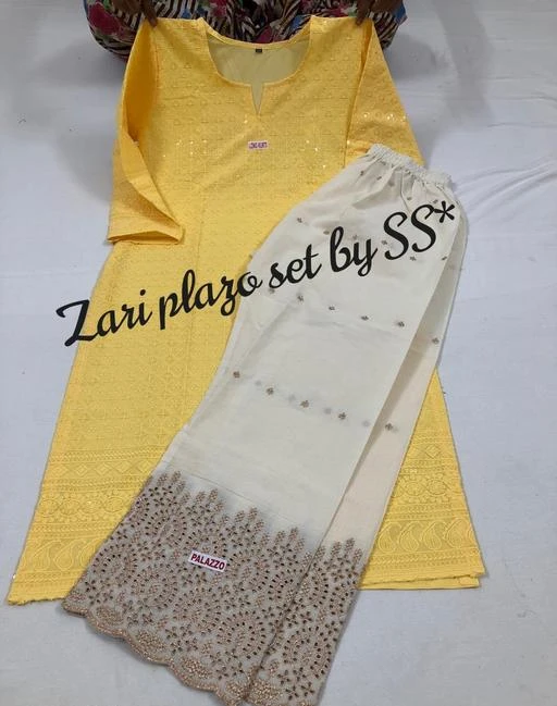 Checkout this latest Kurta Sets
Product Name: *Women Cotton A-line White Chikankari Palazzos Kurta Set*
Kurta Fabric: Cotton
Bottomwear Fabric: Cotton
Fabric: No Dupatta
Sleeve Length: Three-Quarter Sleeves
Set Type: Kurta With Bottomwear
Bottom Type: Palazzos
Pattern: Embroidered
Net Quantity (N): Single
Sizes:
M, L, XL, XXL, XXXL
Country of Origin: India
Easy Returns Available In Case Of Any Issue


SKU: Kurti_KoraZariPlazo-04_L
Supplier Name: Spring Agro Foods

Code: 248-8062784-9222

Catalog Name: Women Cotton Chikankari Kurta Sets With Palazzos
CatalogID_1334089
M03-C04-SC1003
.