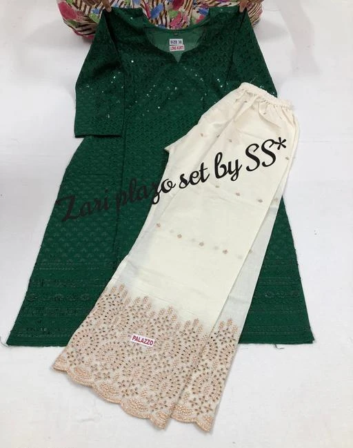 Checkout this latest Kurta Sets
Product Name: *Women Cotton A-line White Chikankari Palazzos Kurta Set*
Kurta Fabric: Cotton
Bottomwear Fabric: Cotton
Fabric: No Dupatta
Sleeve Length: Three-Quarter Sleeves
Set Type: Kurta With Bottomwear
Bottom Type: Palazzos
Pattern: Embroidered
Multipack: Single
Sizes:
M, L, XL, XXL, XXXL, 4XL
Country of Origin: India
Easy Returns Available In Case Of Any Issue


SKU: Kurti_KoraZariPlazo-2_M
Supplier Name: Spring Agro Foods

Code: 248-8062787-9222

Catalog Name: Women Cotton Chikankari Kurta Sets With Palazzos
CatalogID_1334089
M03-C04-SC1003
.