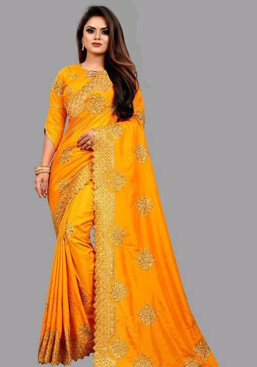 Checkout this latest Sarees
Product Name: *BF-Yellow*
Saree Fabric: Dola Silk
Blouse: Separate Blouse Piece
Blouse Fabric: Dola Silk
Pattern: Zari Embroidered
Blouse Pattern: Same as Border
Net Quantity (N): Single
Ladies Beautiful Saree
Sizes: 
Free Size (Saree Length Size: 5.5 m, Blouse Length Size: 0.8 m) 
Country of Origin: India
Easy Returns Available In Case Of Any Issue


SKU: sjVS3Ent
Supplier Name: BAVLI FASHION

Code: 085-80907677-998

Catalog Name: Aagam Fashionable Sarees
CatalogID_22789109
M03-C02-SC1004
