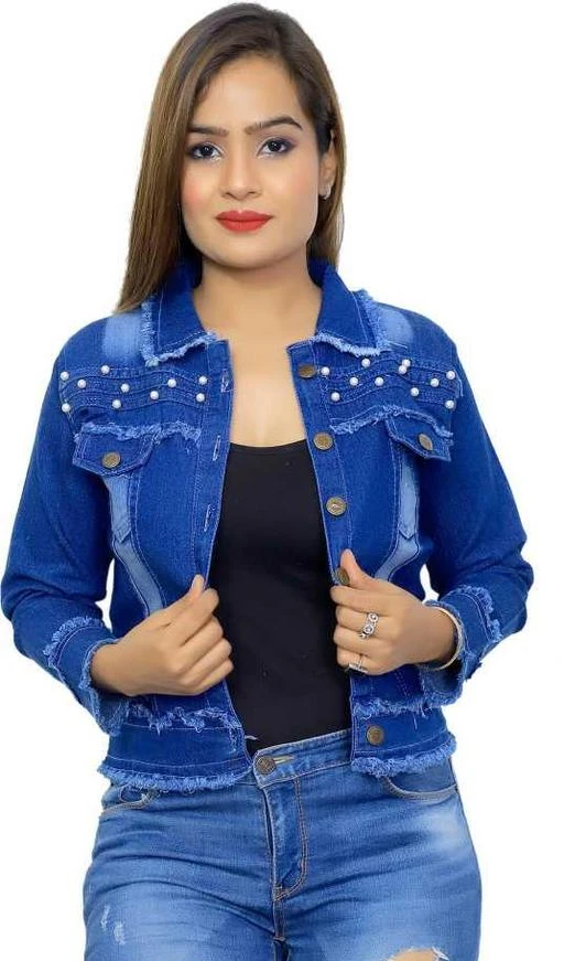 Checkout this latest Jackets
Product Name: *Jivika Voguish Women Ethnic Jackets*
Fabric: Denim
Sleeve Length: Three-Quarter Sleeves
Pattern: Solid
Multipack: 1
Sizes: 
S (Bust Size: 34 in, Length Size: 21 in) 
M (Bust Size: 36 in, Length Size: 21 in) 
Country of Origin: India
Easy Returns Available In Case Of Any Issue


SKU: JACKET-6-PATTI-MOTI-D
Supplier Name: CHAUDHARY GARMENTS

Code: 192-82262615-999

Catalog Name: Urbane Fashionista Women Jackets & Waistcoat
CatalogID_23243889
M04-C07-SC1023
