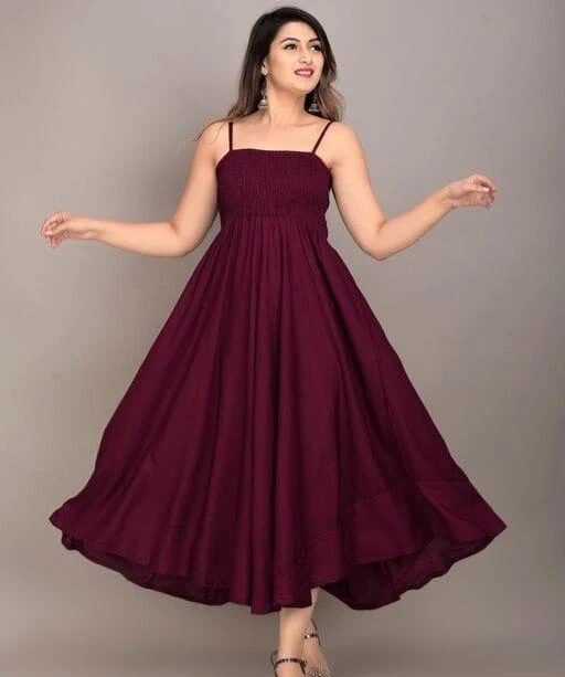 Checkout this latest Dresses
Product Name: *Classic Fashionable Women Dresses*
Fabric: Rayon
Sleeve Length: Sleeveless
Pattern: Solid
Sizes:
M (Bust Size: 38 in, Length Size: 46 in) 
L (Bust Size: 40 in, Length Size: 48 in) 
XL (Bust Size: 42 in, Length Size: 50 in) 
XXL (Bust Size: 44 in, Length Size: 52 in) 
Country of Origin: India
Easy Returns Available In Case Of Any Issue


SKU: OaFoETEt
Supplier Name: YAKSHIT ENTERPRISES

Code: 233-82362575-999

Catalog Name: Classic Fashionable Women Dresses
CatalogID_23273729
M04-C07-SC1025