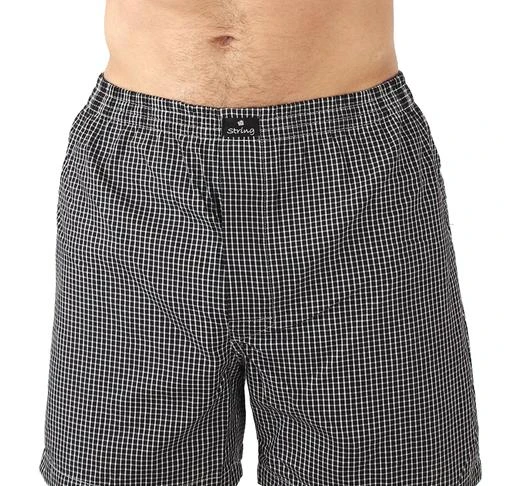 Checkout this latest Boxers
Product Name: *Comfy Men's Cotton Boxer *
Fabric: Cotton
Pattern: Checked
Multipack: 1
Sizes: 
40 (Waist Size: 40 in, Hip Size: 44 in, Length Size: 17 in) 
Easy Returns Available In Case Of Any Issue


Catalog Rating: ★3.9 (79)

Catalog Name: Fancy Men Boxers
CatalogID_1377403
C68-SC1218
Code: 102-8253229-594