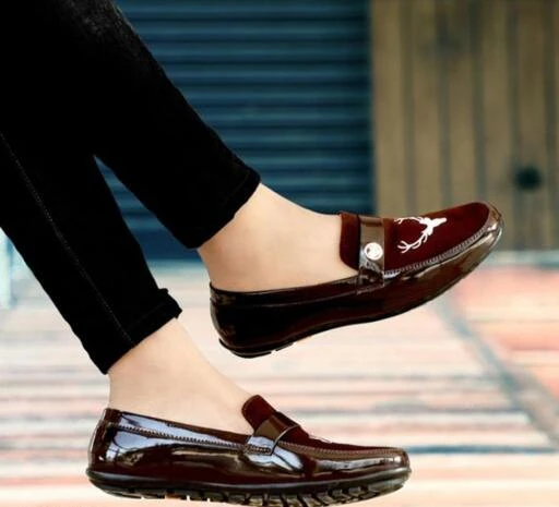 Red colour clearance loafer