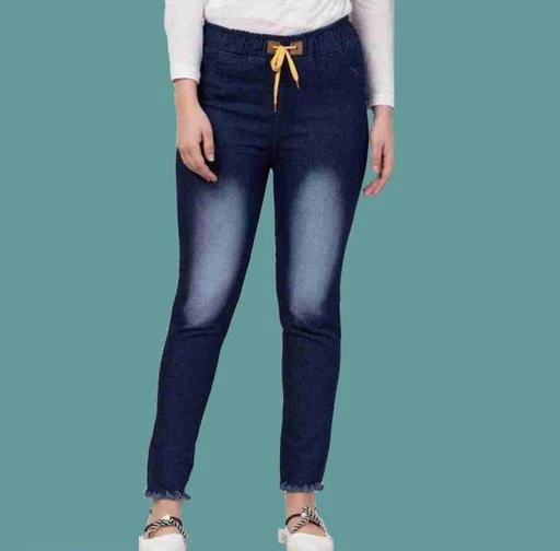 Checkout this latest Jeans
Product Name: *women denim jogger,jeans (free size for waist 24,26,28,30,32, to 34 inch,S,M,L,XL,XXL,XXXL)(blue denim joggers womens,plus size denim joggers,denim style joggers,denim jogging pants,loose denim joggers women's,denim jean joggers women's,)denim joggers for ladies,female denim joggers,under 199*
Fabric: Denim
Sizes:
26 (Waist Size: 26 in, Length Size: 33 in) 
28 (Waist Size: 28 in, Length Size: 34 in) 
30 (Waist Size: 30 in, Length Size: 35 in) 
32 (Waist Size: 32 in, Length Size: 35 in) 
34 (Waist Size: 34 in, Length Size: 36 in) 
Country of Origin: India
Easy Returns Available In Case Of Any Issue


SKU: Full Bottom Ruf  (Dark) Jogger zz
Supplier Name: JAKMY FASHION

Code: 882-82636189-997

Catalog Name: Classy Fashionable Women Jeans
CatalogID_23360052
M04-C08-SC1032