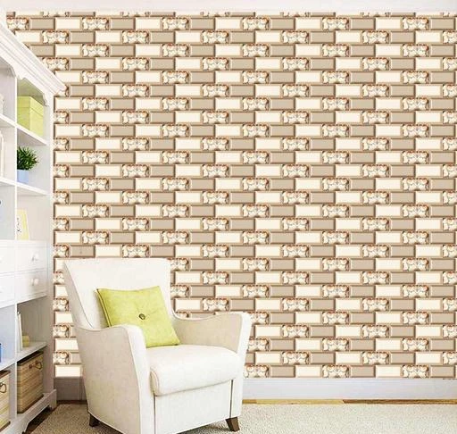 DecorWear - Self Adhesive Wallpapers & Wall Stickers For Bed Room, Wallpaper Big Size (300x40)Cm Wallpaper Stickers For Kitchen, Living Room, Halls