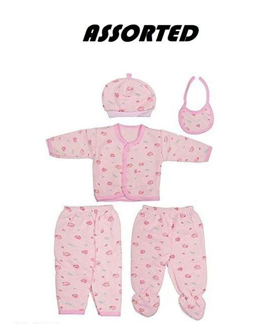 Checkout this latest Clothing Set
Product Name: *Clothing Set*
Top Fabric: Cotton
Bottom Fabric: Cotton
Sleeve Length: Long Sleeves
Top Pattern: Printed
Bottom Pattern: Printed
Multipack: Single
Add-Ons: Cap
Sizes:
0-3 Months, 0-6 Months, 3-6 Months
Easy Returns Available In Case Of Any Issue


SKU: A-04_4
Supplier Name: JUMBO KIDS

Code: 053-8277603-069

Catalog Name: Modern Funky Boys Top & Bottom Sets
CatalogID_1382848
M10-C32-SC1182