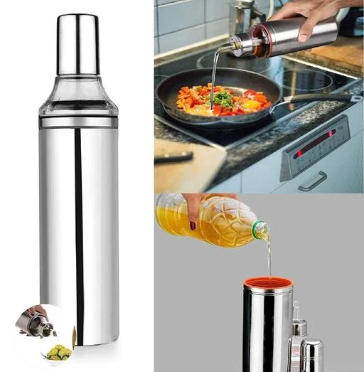 Checkout this latest Oil Stoppers & Pourers
Product Name: *Stainless Steel 1000 ml Cooking Oil Dispenser Oil Nozzle Dropper Container, Non-Stick Quick-Release Dust & Leak Proof Oil Bottle Pourer, Oil Pot with Sharp Finish, Set of 1*
Material: Stainless Steel
Product Breadth: 12 Cm
Product Height: 5 Cm
Product Length: 5 Cm
Net Quantity (N): Pack Of 1
SAFE& DECLARE-- The oil dispenser made of food grade thicken 304 Stainless steel provide a durable and unbreakable usage test. Oil dispenser is BPA free, with dustproof cover. CLEAN -- Anti-drip design to prevent oil leaks and control the usage of oil precise avoiding waste and good for health, keeping the pot clean and dry. Big mouth convenience for refill oil.The lid protect the oil from dust. DETAILED DESIGN --The top hole design, the formation of air convection, control the oil speed and smoothly. No screwed lid for easy one-handed cooking.The stainless steel bottle heat-resisting. EASY TO CLEAN -- Easy clean by hand or in the dishwasher.with a cover that can keep the bottle mouth tube away from the bacteria/dust in the air. Bottle perfect for oil, olive &canola oil etc. Can use at home,restaurant,hotel, party,buffet etc.
Country of Origin: India
Easy Returns Available In Case Of Any Issue


SKU: Stainless Steel 1000 ml Cooking Oil Dispenser Oil Nozzle Dropper Container
Supplier Name: PRISHA ENTERPRISE

Code: 504-82780263-998

Catalog Name: Designer Oil Stoppers & Pourers
CatalogID_23409628
M08-C23-SC2296