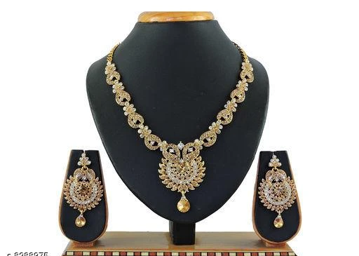 Checkout this latest Jewellery Set
Product Name: *Jewellery Set*
Base Metal: Alloy
Plating: Gold Plated
Stone Type: Crystals
Sizing: Adjustable
Type: Necklace Earrings Maangtika
Net Quantity (N): 1
Country of Origin: India
Easy Returns Available In Case Of Any Issue


SKU: 267Lct 
Supplier Name: Vatsalya Creation

Code: 982-8288975-807

Catalog Name: Princess Beautiful Jewellery Sets
CatalogID_1385345
M05-C11-SC1093