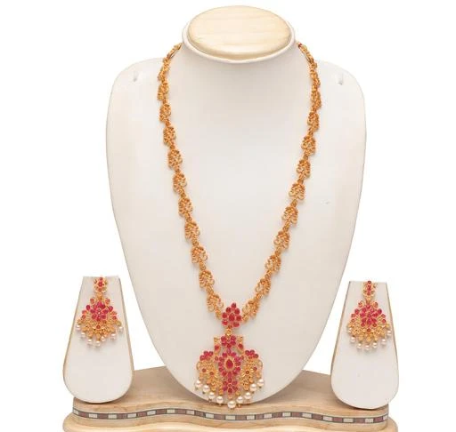 Checkout this latest Jewellery Set
Product Name: *Diva Fusion Jewellery Sets*
Base Metal: Alloy
Plating: Gold Plated - Matte
Stone Type: Pearls
Sizing: Adjustable
Type: As Per Image
Net Quantity (N): 1
Pearl Type Plastic Wanting to get Swarajshop Artificial jewellery, a minute to see this stunning Swarajshop jewelry elaborately ended up Precious jewelry appearing like actual gold look antique coating rocks with pearl drops studded necklace versatile as made with different movable parts and also neatly do with a matching earrings delicately created replica jewellery fabricated costs conventional collections. Swarajshop Necklace special wedding Jewelry established with matching earrings grand imitation antique collections. Swarajshop Jewelry is made from copper, Zink as well as brass mix steel and plating colour is antique matte gold costs coating delicately created. Swarajshop Necklace appropriates for silk sarees as well as typical clothing as well as appropriate for clients looking for grand jewelry established with matching earrings.
Country of Origin: India
Easy Returns Available In Case Of Any Issue


SKU: SH0000000007053
Supplier Name: UNIQUEMAL HANDICRAFTS

Code: 775-82913960-9992

Catalog Name: Diva Fusion Jewellery Sets
CatalogID_23452847
M05-C11-SC1093