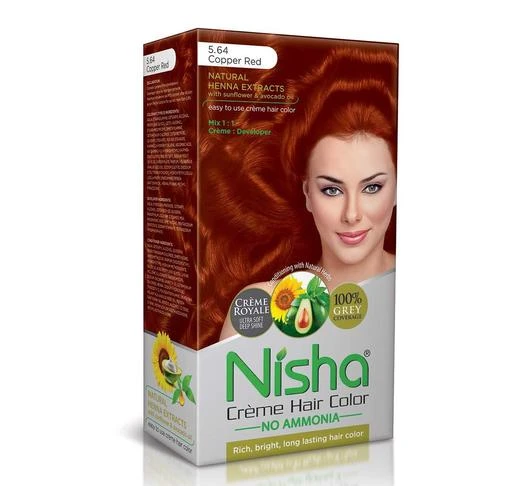 Fcity In Nisha Copper Red Creme Hair Colour For Highlight Hair Colour For Men