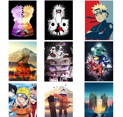 Naruto - Manga / Anime TV Show Poster (Group - Naruto & Friends) (Size  24 x 36") | eBay